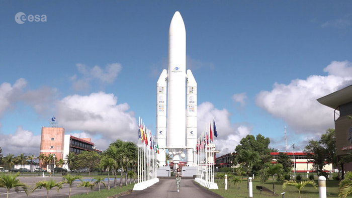 ESA'a current spaceport in French Guiana.