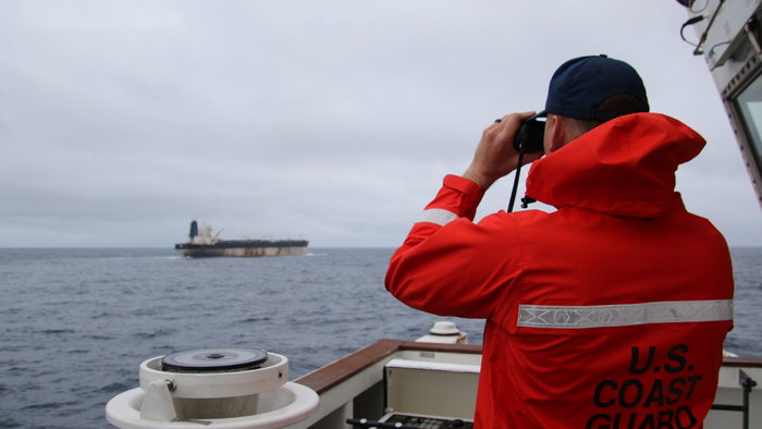 US Coast guard observe Venezuelan Oil Tanker