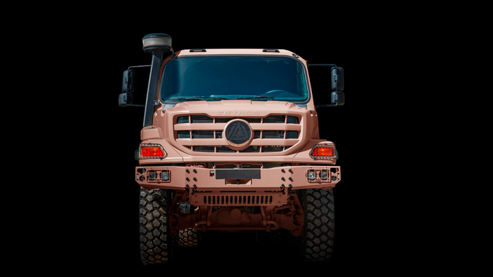 A military combat truck