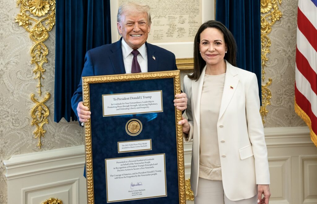 Machado's Nobel Prize SHOCK: Did She Really Give it to Trump?!