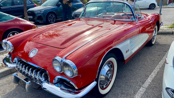 Over 150 cars attended the ‘Cars and Coffee’ meeting.