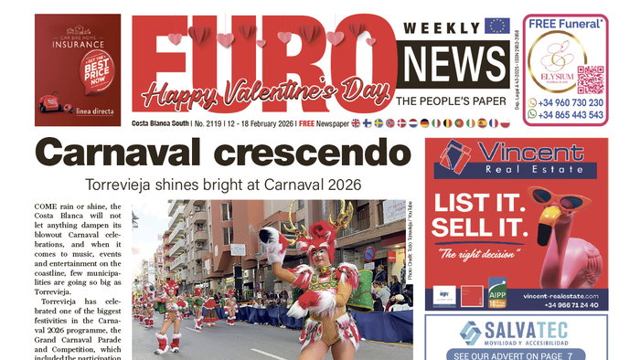 Costa Blanca South 12 - 18 February 2026 Issue 2119