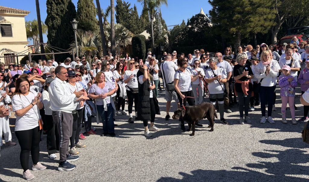 Hundreds march successful Alhaurin el Grande to retrieve Victoria Hart and request an extremity to unit against women