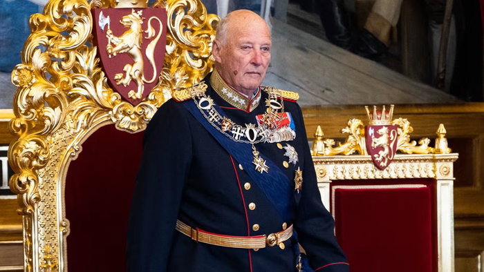 King Harald hospitalised