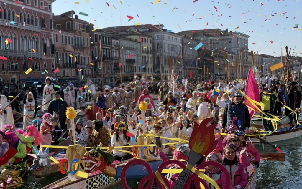 Venice Carnival Kicks Off... With WHAT?! Exploding Rat Shocks Crowd!