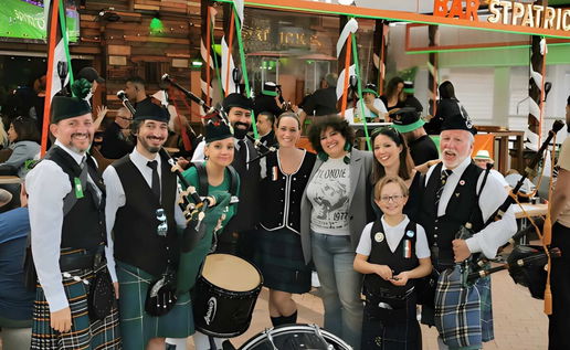 Gathering in Benalmadena for St. Patrick's Day