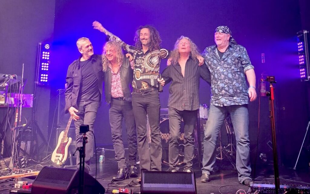 Deeper Purple finishing off their tour.