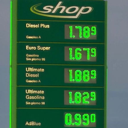 Petrol prices fluctuating.