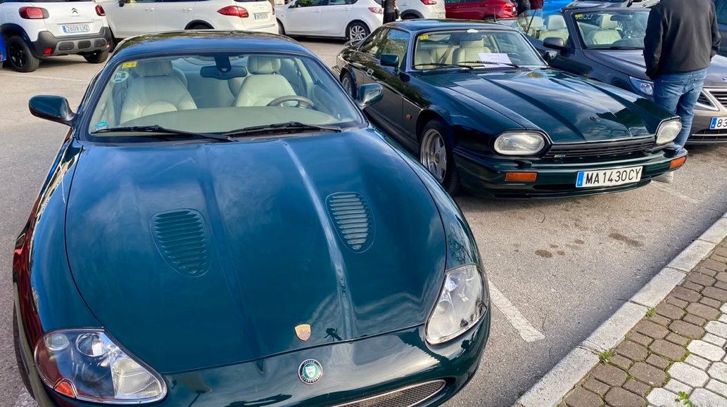 Cars and Coffee meeting.