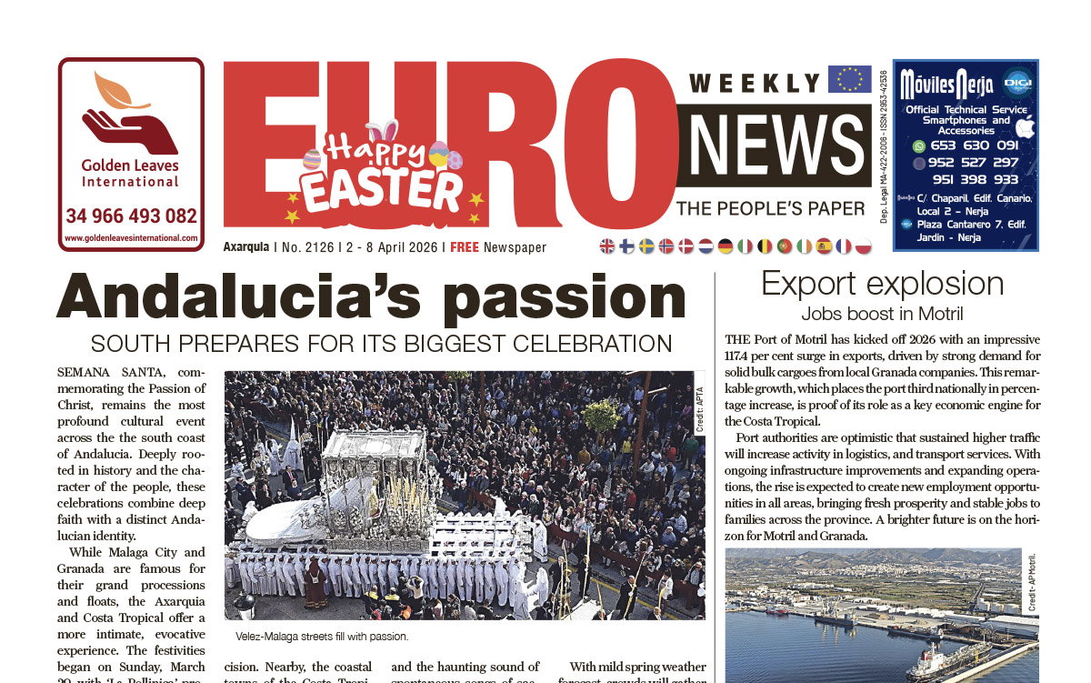 Axarquia newspaper 1 - 7 Apr 2026
