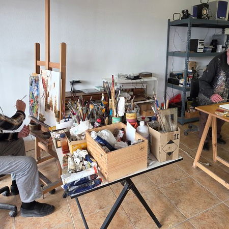 Heavy traffic on a Spanish motorway as thousands of drivers travel during the Easter holiday period.