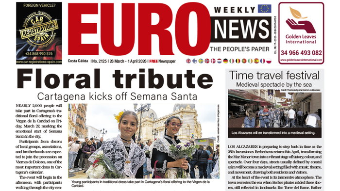 Costa Calida 26 March – 1 April 2026 Issue 2125