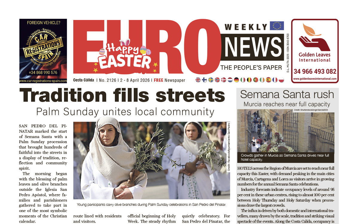 Costa Calida newspaper 1 - 7 Apr 2026