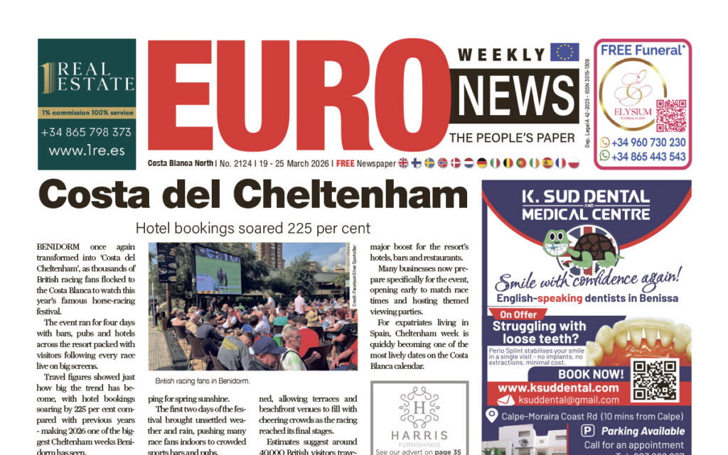 Costa Blanca North newspaper 19 - 25 Mar 2026
