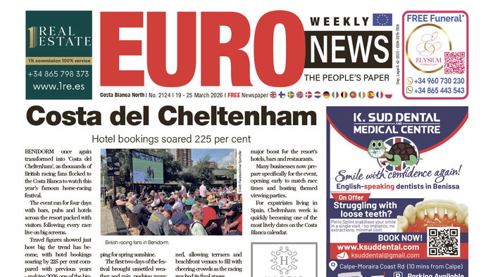 Costa Blanca North 19 - 25 March 2026 Issue 2124