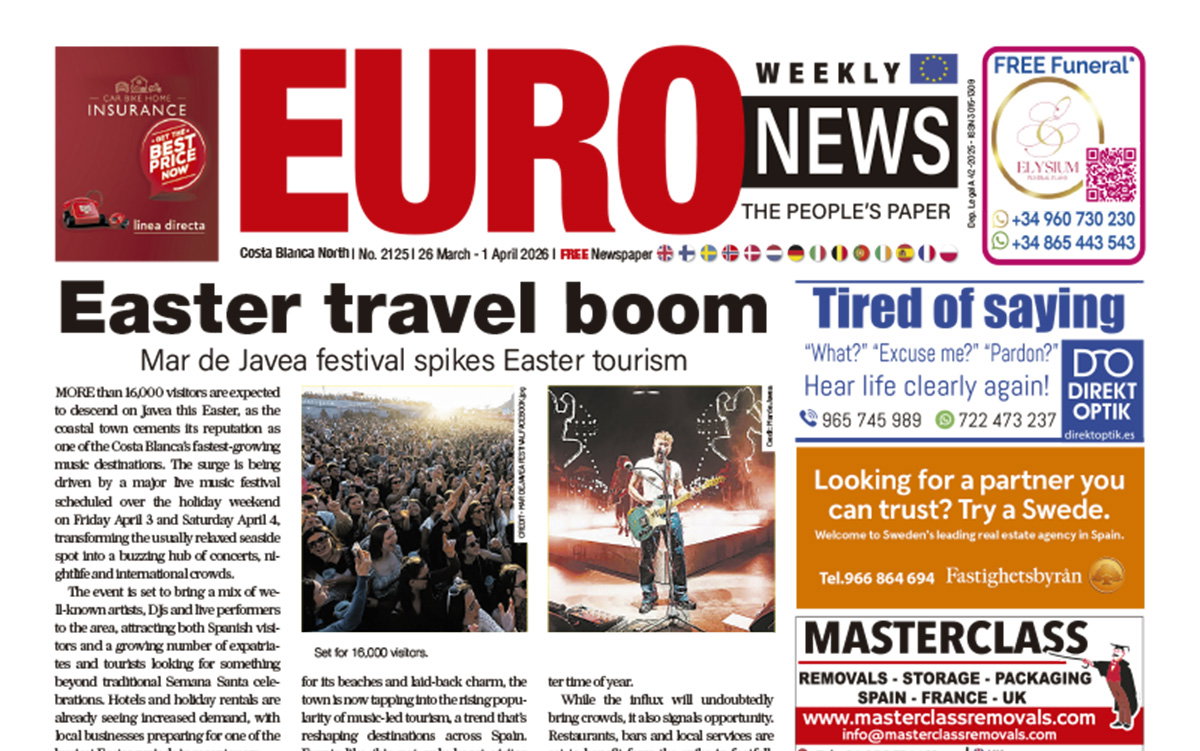 Costa Blanca North newspaper 26 Mar - 1 Apr 2026