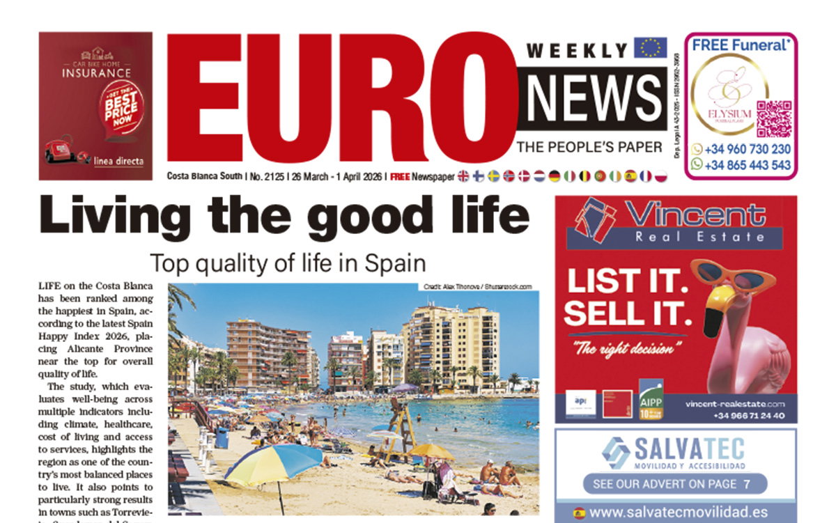 Costa Blanca South newspaper 26 Mar - 1 Apr 2026