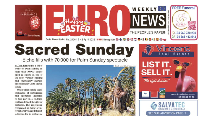 Costa Blanca South 2 - 8 April 2026 Issue 2126