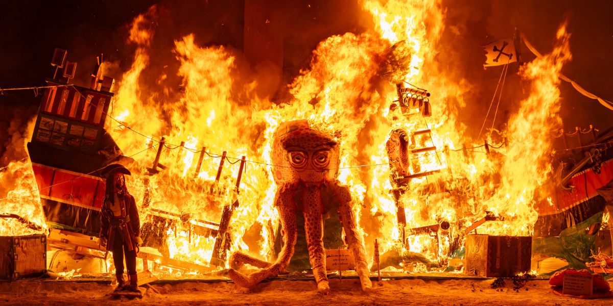 La Cremà Of The Falla Brings The San José Festivities In L’alfàs Del Pi To A Spectacular Close