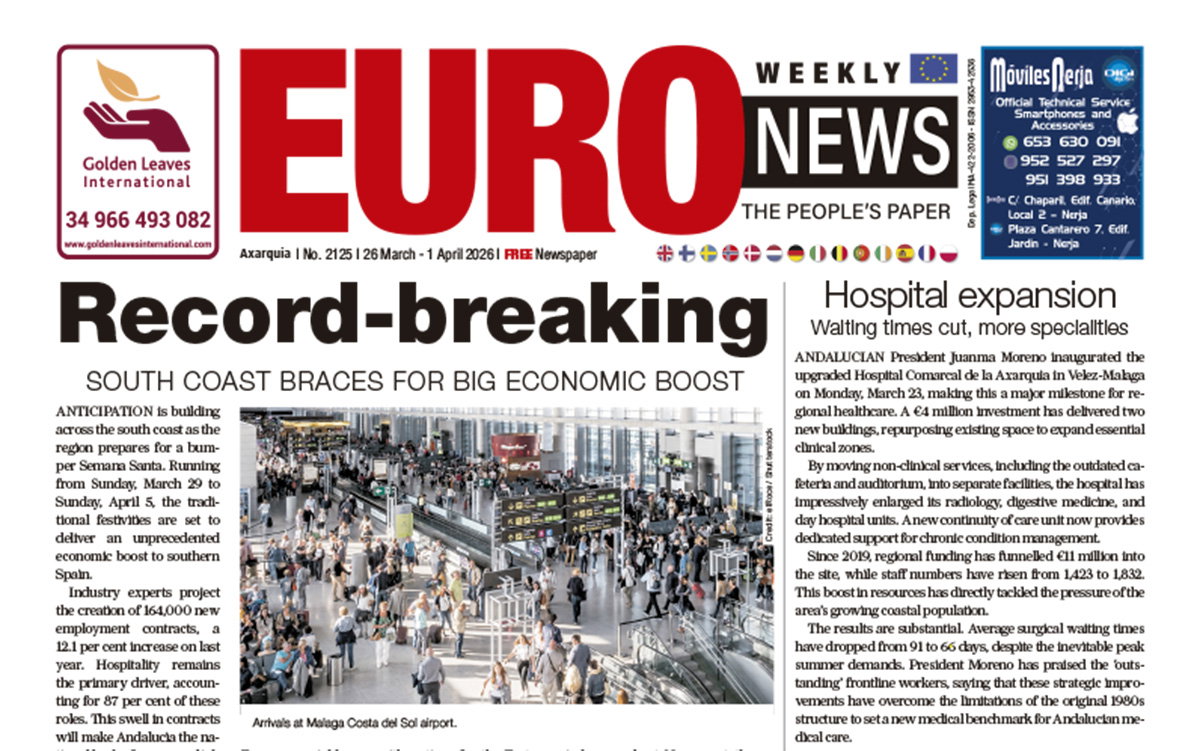 Axarquia newspaper 26 Mar - 1 Apr 2026