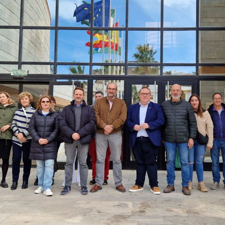 Tax inspector reviewing financial documents during an audit