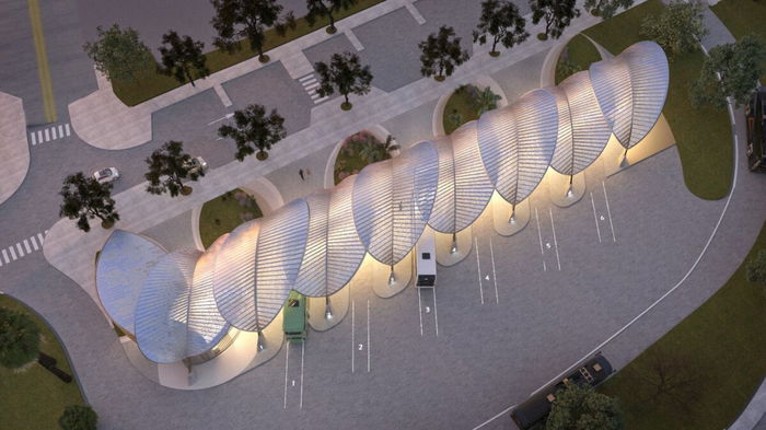 Design for new bus hub in San Pedro Alcantara.