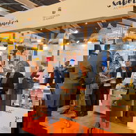 King Felipe VI stops by Sabores Almeria stall