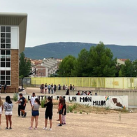 Children in a playground at school