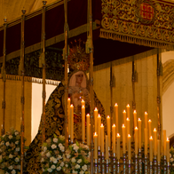 Our Virgen of Sorrows in a church