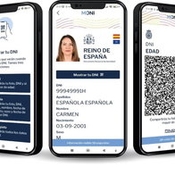 Spain’s MiDNI app showing digital ID on a smartphone screen for official identification
