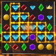 Casino slot machine screen with a game