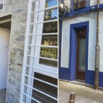 Streets in Spain turning over from retail to residence as shops close to open as homes