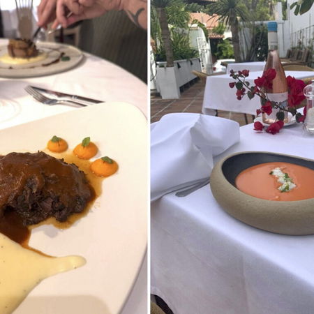 Delicious dishes from Zumaque, Elviria.
