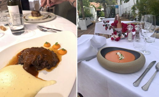 Delicious dishes from Zumaque, Elviria.