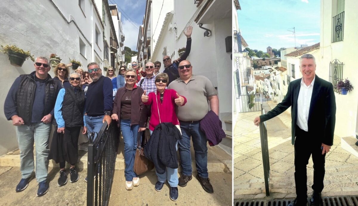 Alan Boardman Surpasses €30,000 Milestone For Costa Del Sol Charities With Mijas Walking Tours