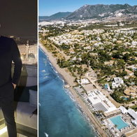 Ex-footballer Lee Payne and Marbella.