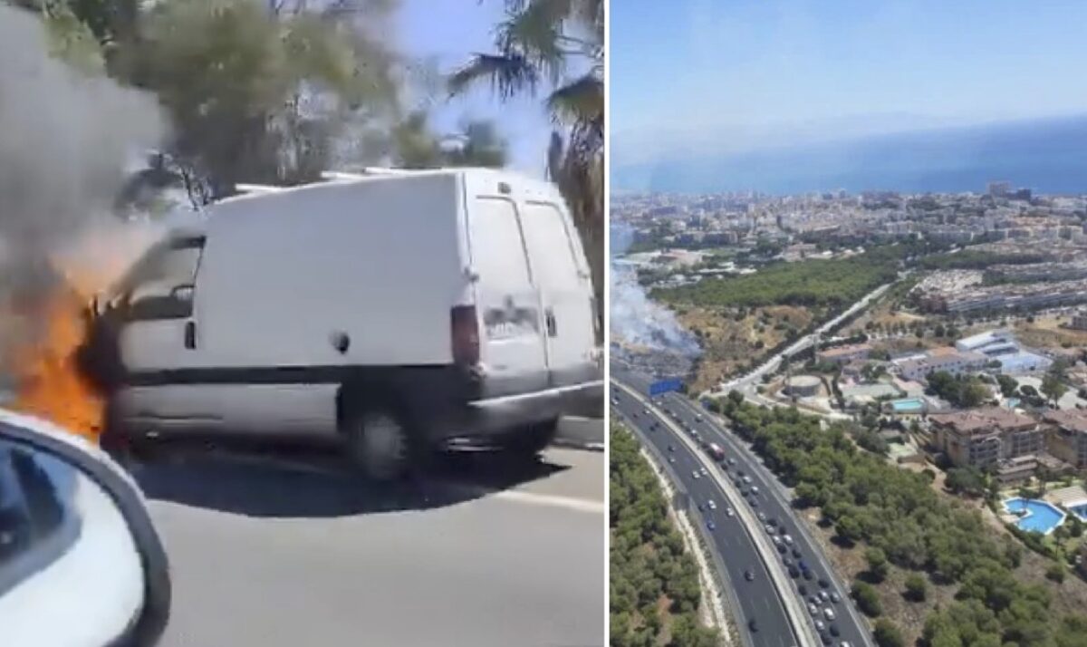 Van Blaze On A-7 Cause Tailbacks – Why Do So Many Vehicles Catch Fire On The Cuesta De Higueron?