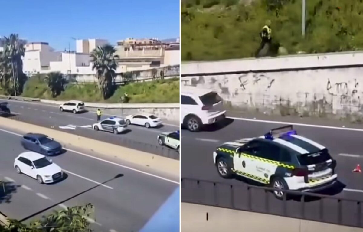 Person Dies After Falling From Pedestrian Bridge Onto A-7 Motorway At Las Lagunas De Mijas