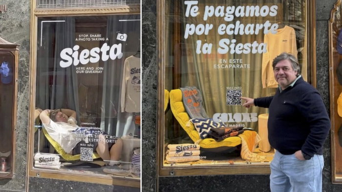 Arturo Sánchez from Talavera de la Reina, king of the siesta.