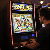 Slot machines with figures from history and mythology have been popular for a long time.