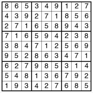 easy sudoku 2126