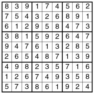 hard sudoku 2125
