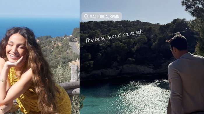 Michelle keegan and mark wright in mallorca