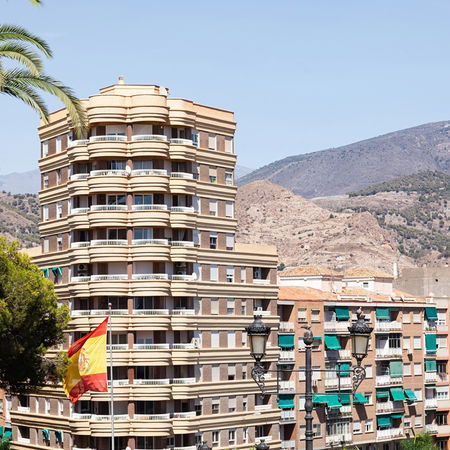 Apartment buildings in a town in Spain’s Valencia region property market