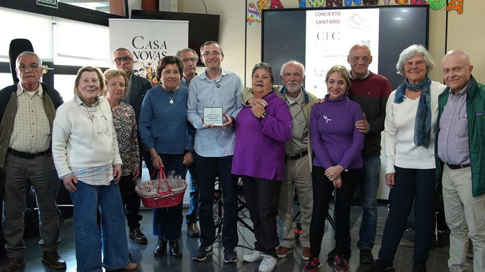 Students from the Francisco Casanovas inclusive music course performing for residents at AFA Torrevieja