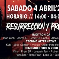 Crowd dancing at Club Camelot in Santa Pola during electronic music event Resurrección y Profetas