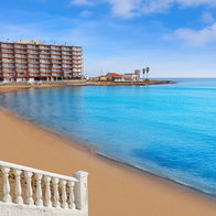 Playa de Los Locos beach and promenade in Torrevieja Costa Blanca