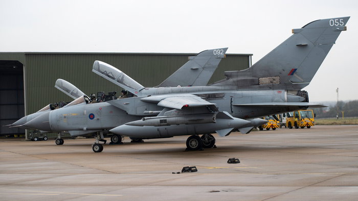 News image illustrating Britain on alert after a drone strike hit a RAF base in Cyprus, raising fears of wider war