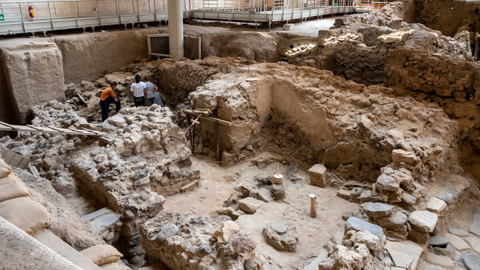 Discovery of Roman forum remains beneath construction site in Barcelona linked to ancient city of Barcino