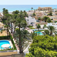 Coastline view in Costa Blanca South as beach season begins